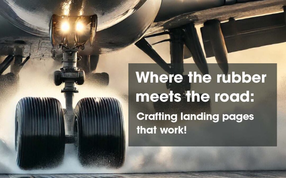 Where the Rubber Meets the Road: Crafting Landing Pages that Work!