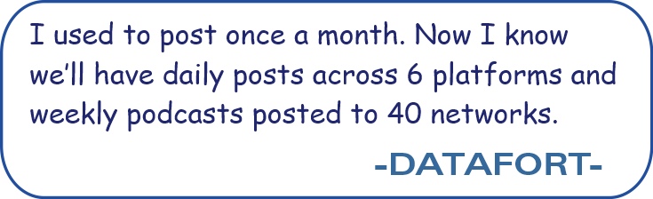 Panel 8 Testimonial Image of a social media team working in an office.