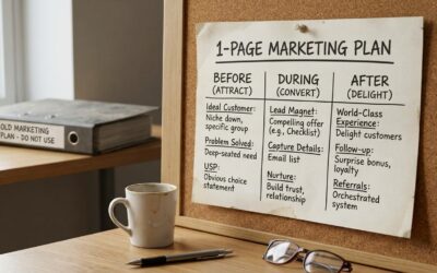 Episode 30: Your Ultimate One-Page Marketing Plan